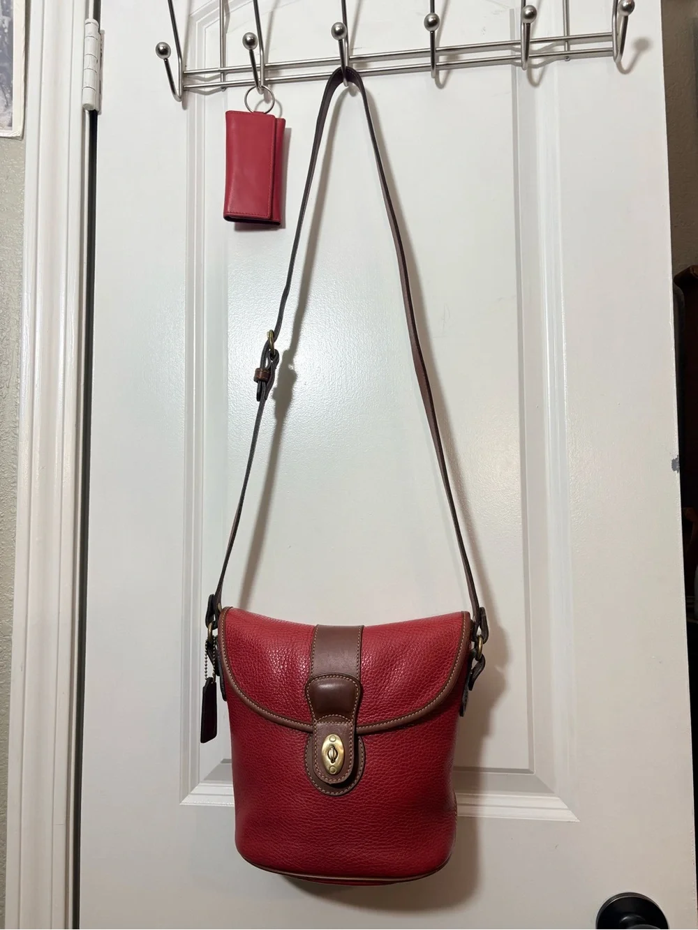 ❤️ 1993 Coach Sheridan Stewart Crossbody Bag + Vintage Key Case